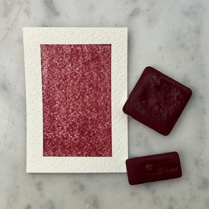 Potter&#39;s Pink | Handmade Watercolor | Half Pan | Quarter Pan