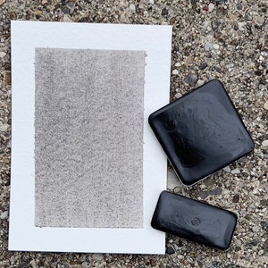 Gray from Mels | Handmade Watercolor | Half Pan | Quarter Pan