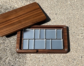 Wood Palette (Empty) for Watercolors | Holds Metal Pans