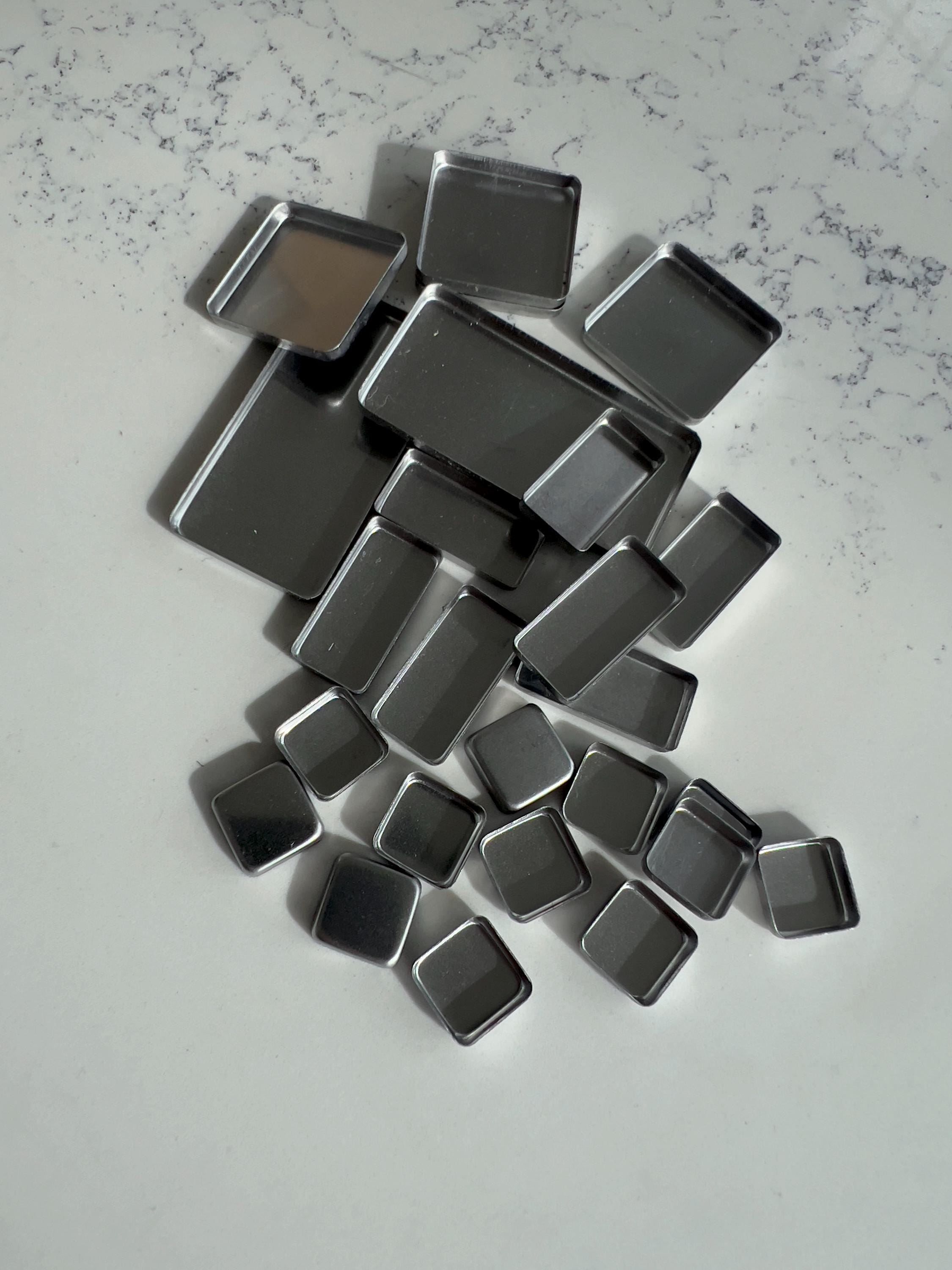 Sets of Metal Pans for Small Travel Palettes (Cases not included)