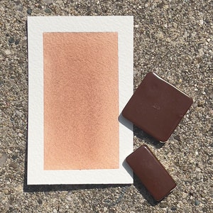Chocolate | Handmade Watercolor | Half pan | Quarter Pan