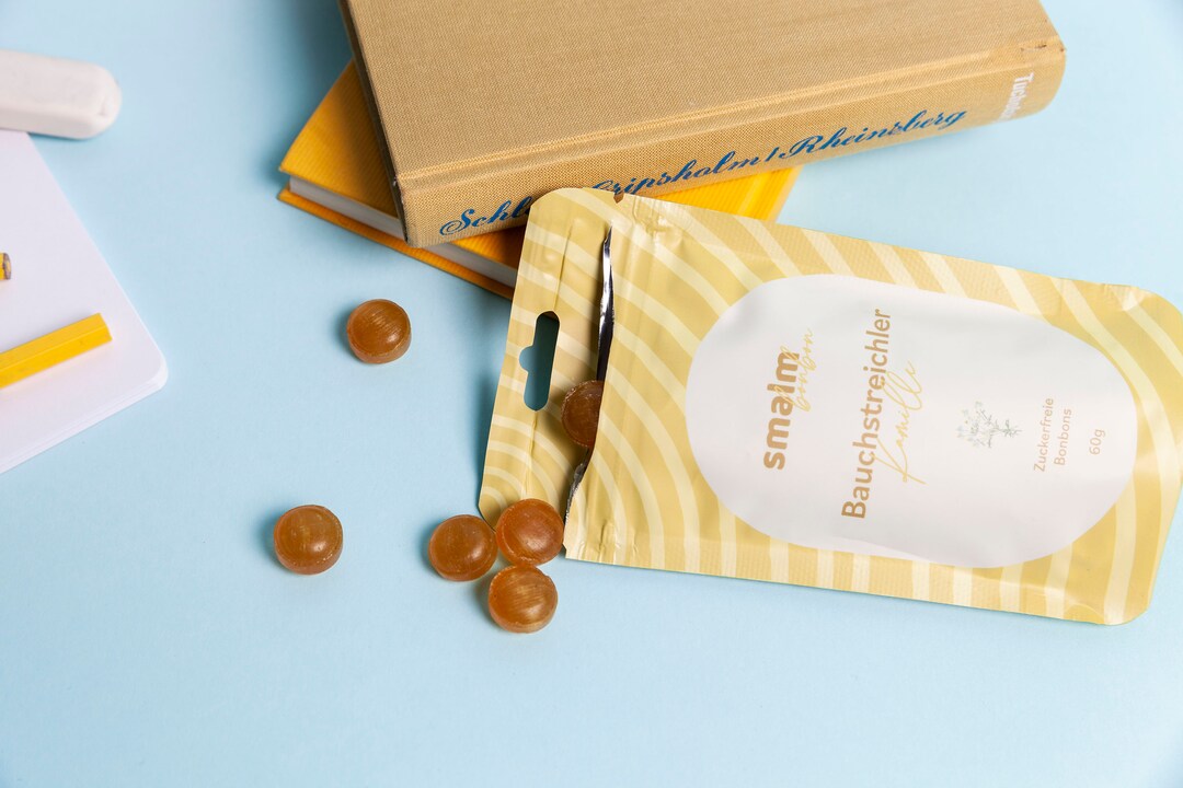 Sugarfree Candies chamomile Belly Stroking 60g Vegan Etsy