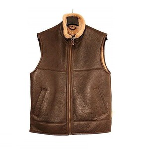 Men's shearling deals vests