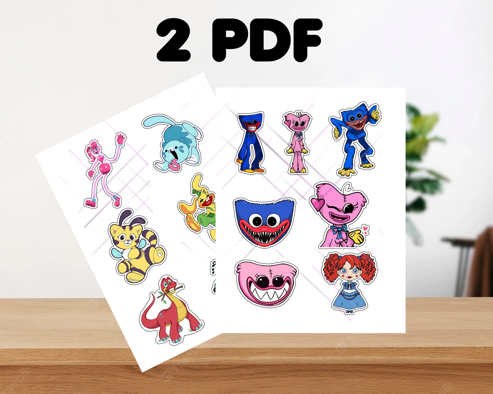 Instant Download Poppy Playtime Cake Topper Poppy Playtime - Etsy
