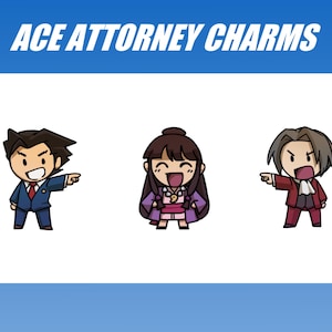Ace Attorney Acrylic Charms