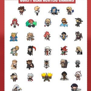 Gulity Gear Strive Acrylic Charms