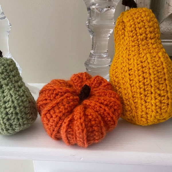 Crochet Pumpkins and Gourds