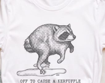 Camiseta Jimothy / Listo para armar un alboroto / Camiseta de mapache