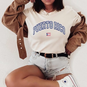 Puerto Rico Shirt Puerto Rico Gifts Bestselling Shirts Puerto Rico Sweatshirt Puerto Rico Crewneck Tee PR Flag Shirt Souvenir Travel Shirt