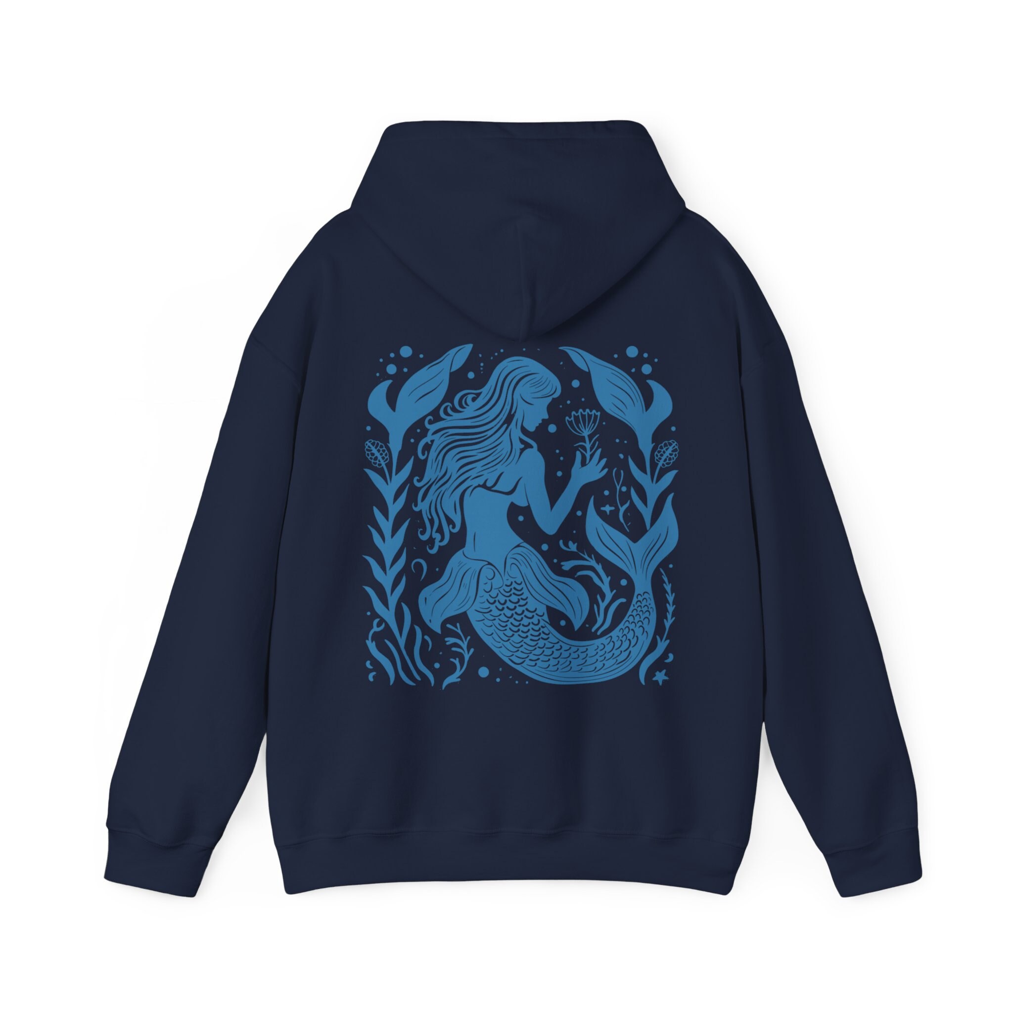 Mermaidcore Hoodie: Ocean Inspired Preppycore Style - Etsy
