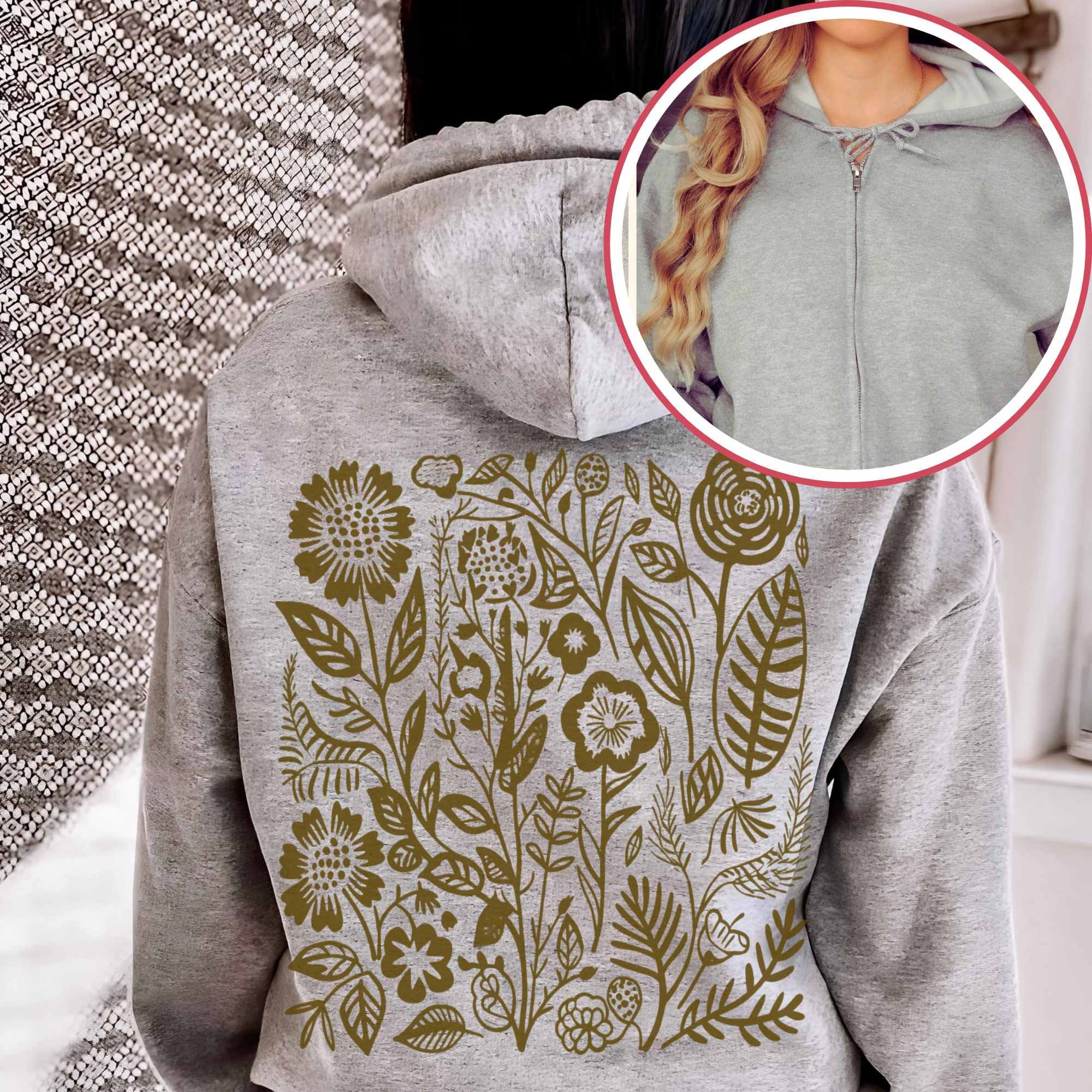 トップス sculptor Cottage Zip-Up Hoodie Flower Cottage Zip-Up Hoodie Flower – SCULPTOR JAPAN