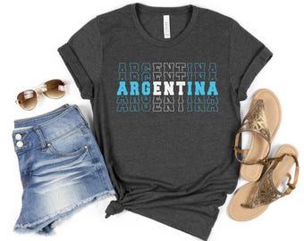 Argentinien Futbol T-Shirt: WM Fussball Camisa