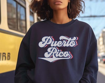 Porto Rico Sweatshirt mit Rundhalsausschnitt: Unisex Heavy Blend