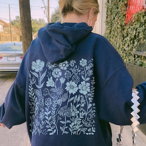 ÉPINE PARIS hoodie flower black（Fear of God ESSENTIALS