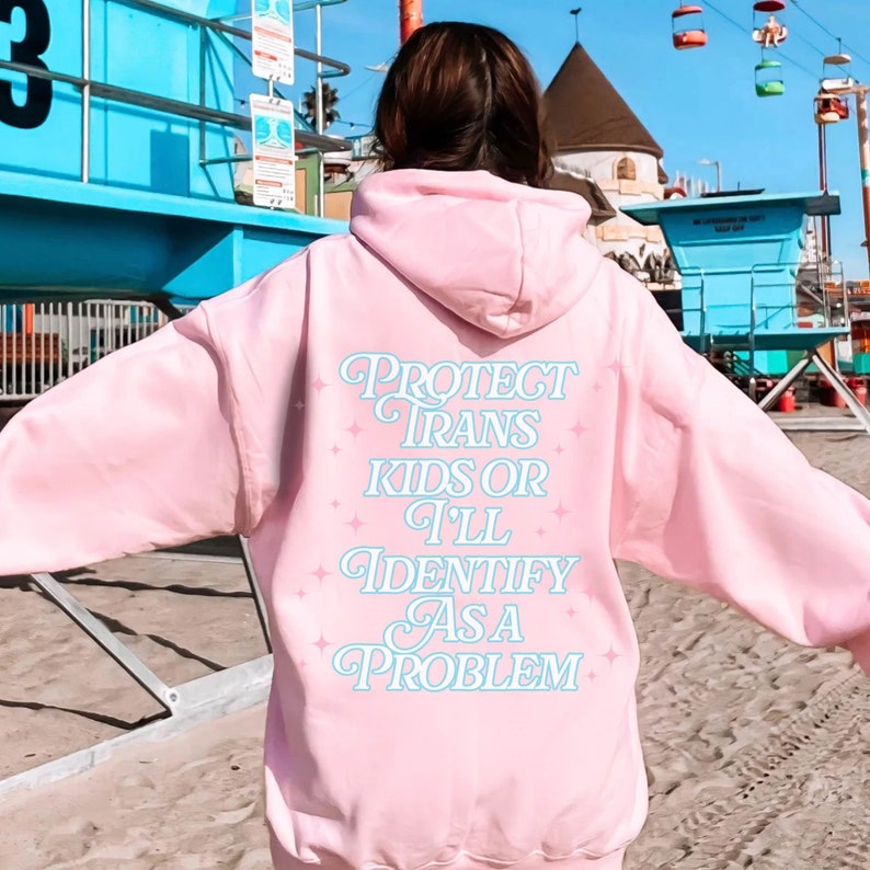 Protect Trans Kids Hoodie Trans Rights Protect Queer Kids Trans Youth ...