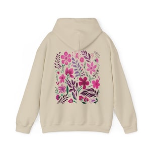 Doodle Botanist Flower Hoodie