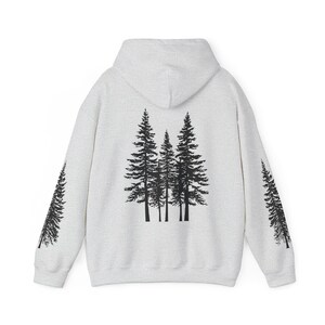 Nature Hoodie: Forest Tree Hooded Sweatshirt image 11