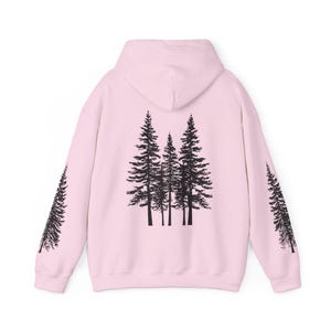 Nature Hoodie: Forest Tree Hooded Sweatshirt image 9
