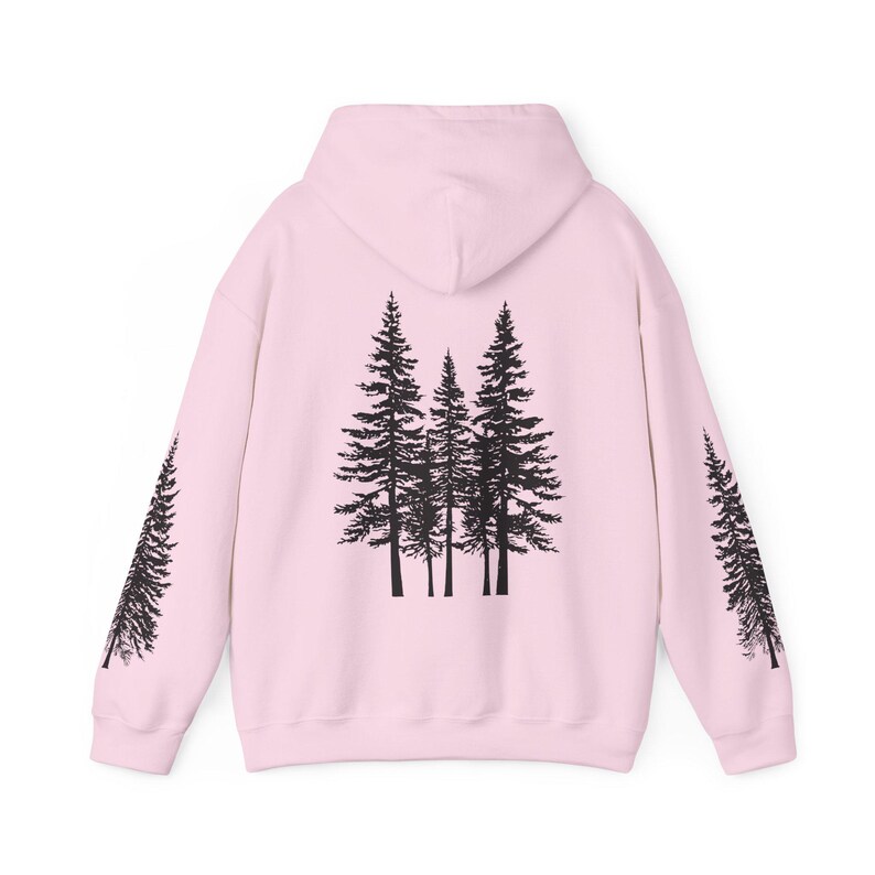 Nature Hoodie: Forest Tree Hooded Sweatshirt image 9
