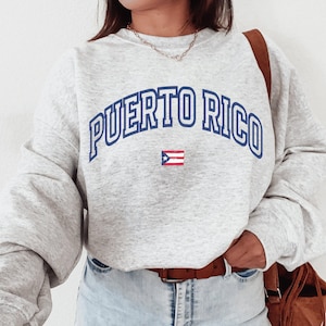 Puerto Rico Shirt, Puerto Rico Gifts, Bestselling Shirts, Puerto Rico Sweatshirt, Puerto Rico Crewneck PR Flag Shirt Souvenir Travel Sweater