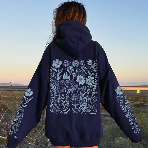 Floral Camping Cottagecore Hoodie | Forestcore Clothing