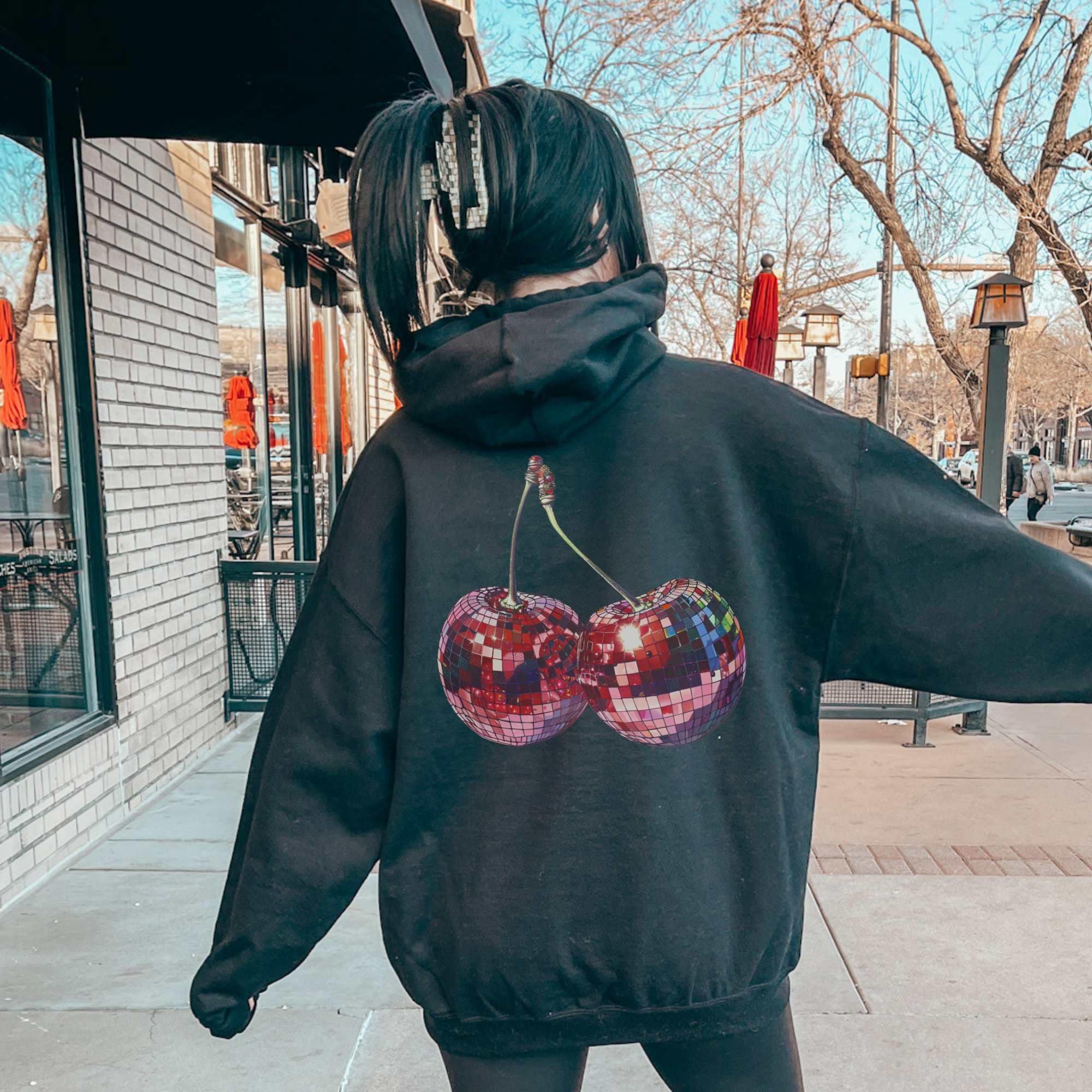 トップス herlipto lounge hoodie cherry brown herlipto HLT Lounge Hoodie Cherry brown