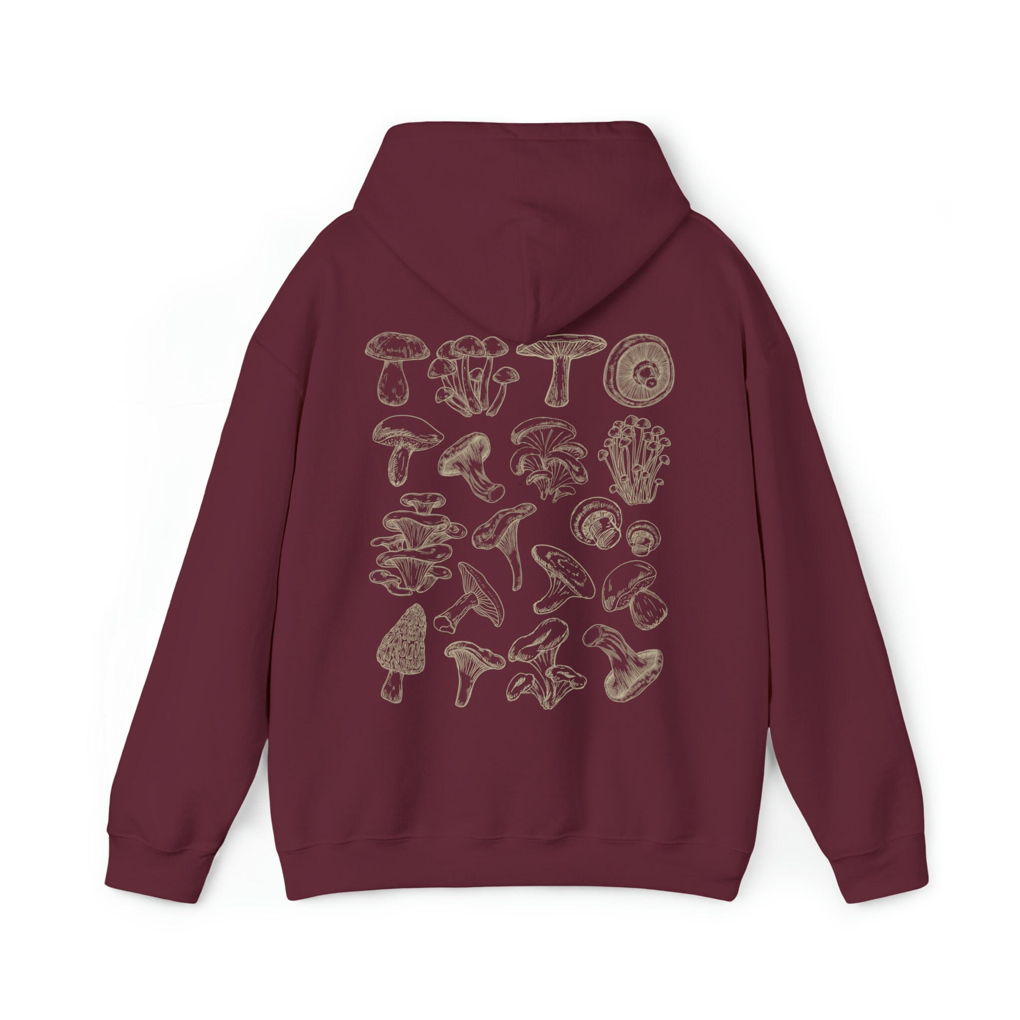 Mushroom Hoodie Cottagecore Hoodie Mushroom Sweatshirt Mushroom Sweater ...