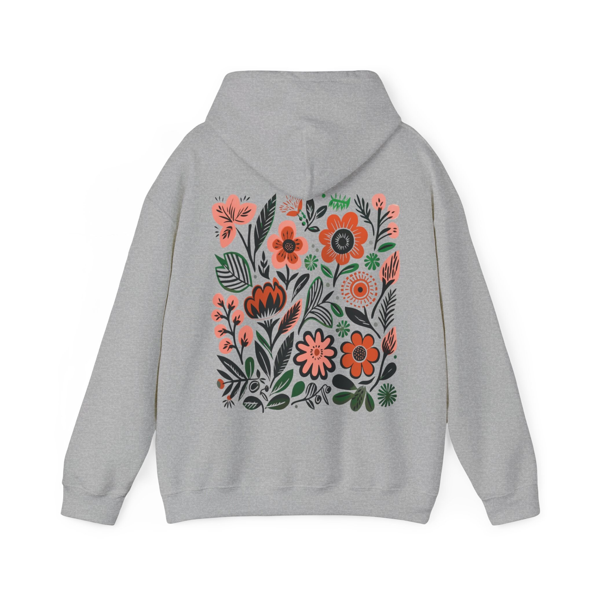 Oversized Wildflower Hoodie: Cottagecore Floral Sweatshirt - Etsy