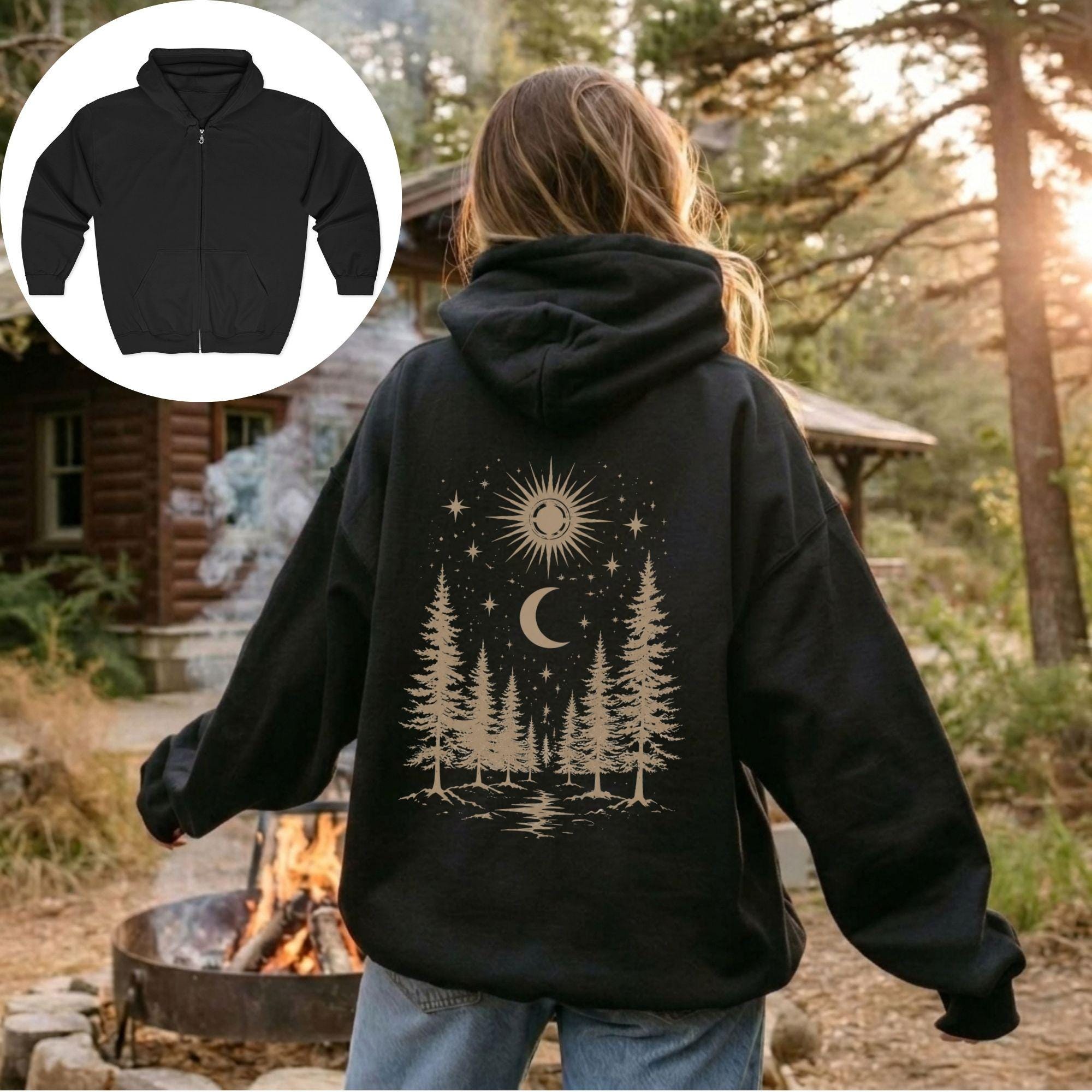 ボルトルーム×ソールイーターMOON & SUN DYED ZIP HOODIE Sun and Moon Zip Hoodie - Etsy