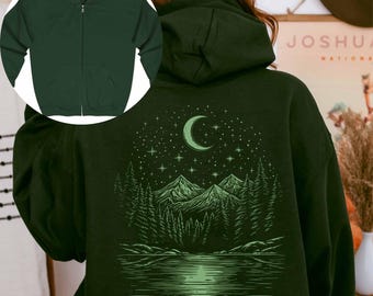 Sudadera con cremallera completa Celestial Nature