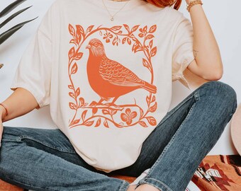 Pigeon Shirt: Bird Print - Comfort Colors Tee