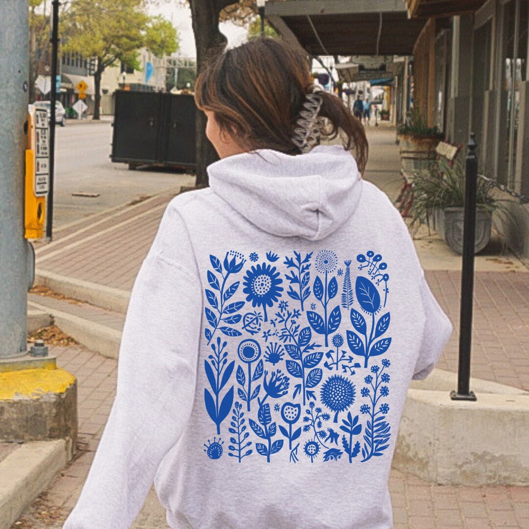 Abby Floral Print Hoodie