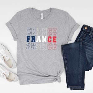 World Cup 2022 France Team Shirt, France Jersey, France Shirt, World Cup French Shirt, Gift for Soccer Lover, Futbol Shirt, College Letters