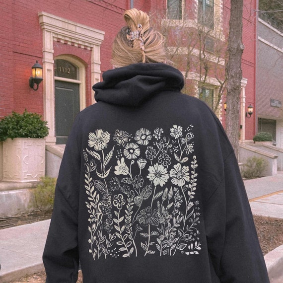 [ STIGMA ]★FLOWER OVERSIZED HOODIE STIGMA(スティグマ) FLOWER OVERSIZED HOODIE WHITE MELANGE