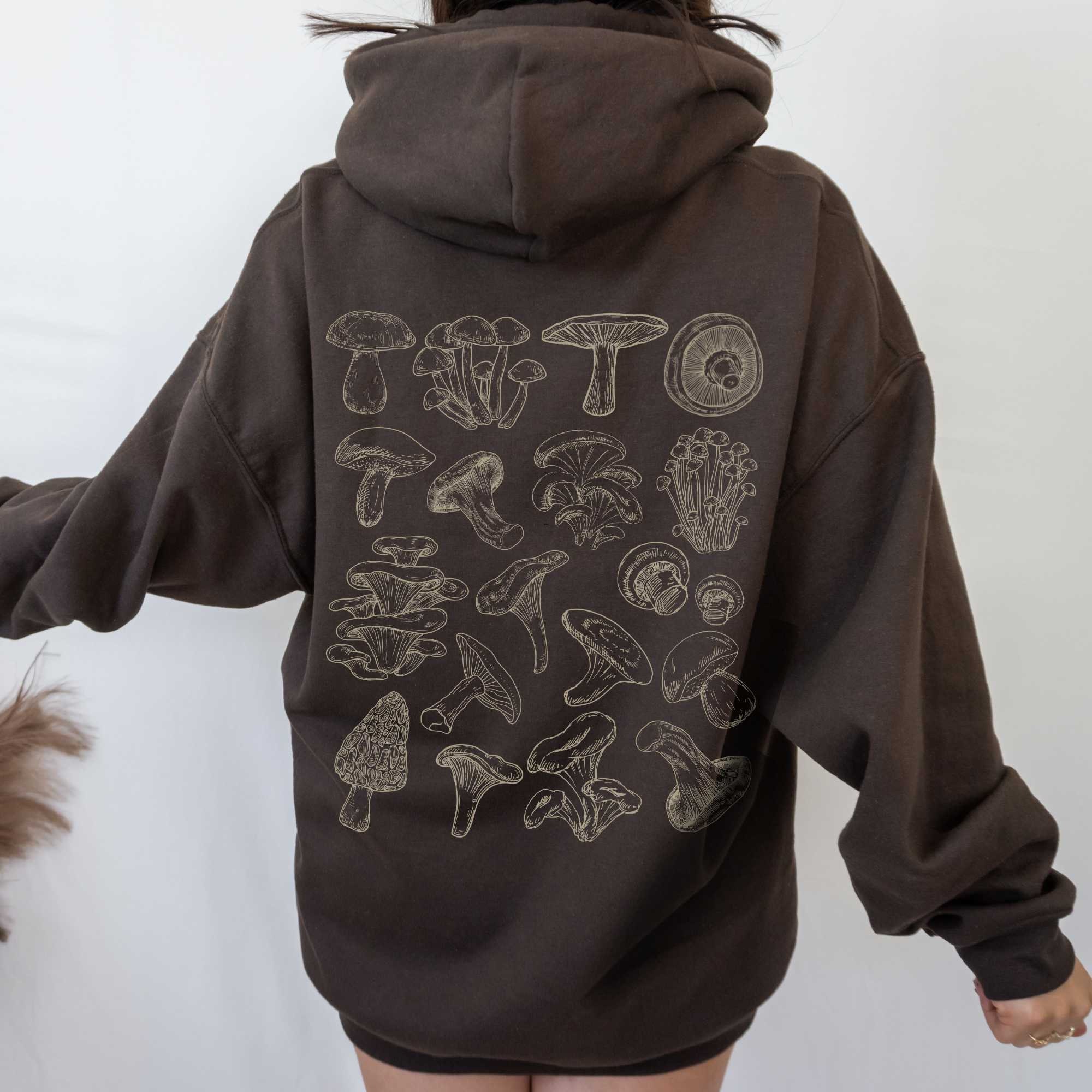 【mahagrid】22FW★ MUSHROOM SWEATSHIRT Mycorrhizal Mushroom Sweatshirt | Mushroom People Apparel