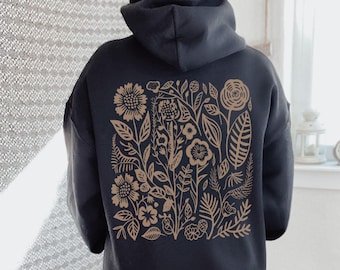 トップス sculptor Cottage Zip-Up Hoodie Flower Cottage Zip-Up Hoodie Flower – Sculptor