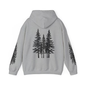 Nature Hoodie: Forest Tree Hooded Sweatshirt image 4