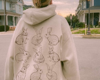 ★LMC★ FLOWER BUNNIES HOODIE oatmeal Denim Tears Rhinestone Cotton Wreath Zip Hoodie Oatmeal