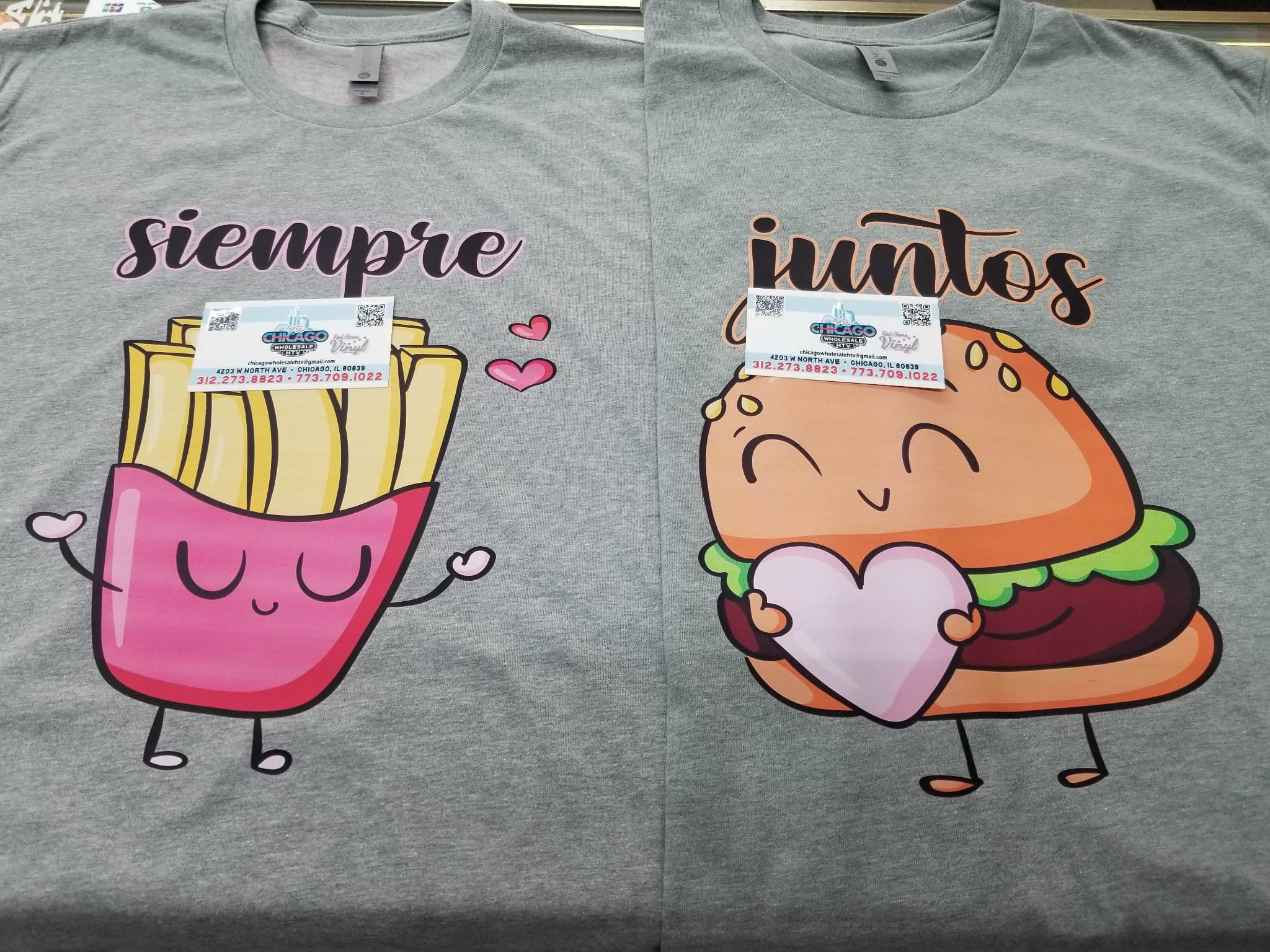 Playeras en online pareja