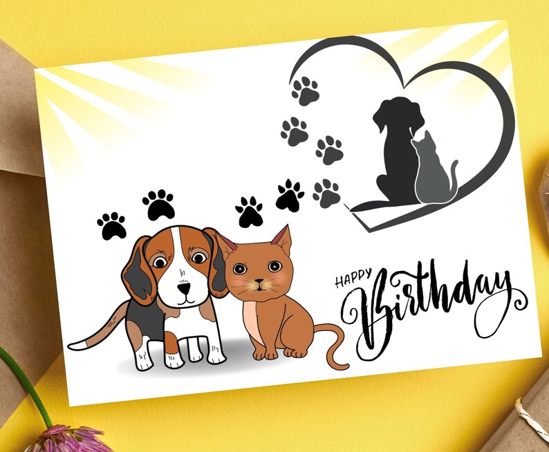 Printable Happy Birthday Card Printable Dog Birthday Card Funny ...