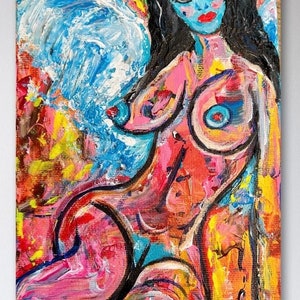 Peinture d'ange, art abstrait, peinture d'art contemporain par Limaxart