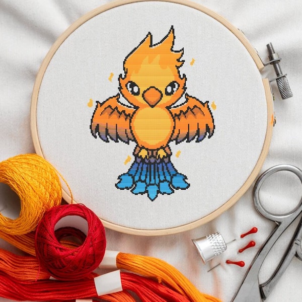 Cross Stitch PDF Pattern Ave Fenix