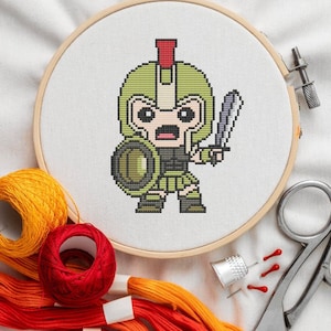 Cross Stitch PDF Pattern Spartan