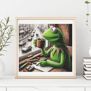 Cross Stitch PDF Pattern Kermit the Frog