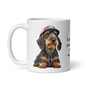 Wirehaired Dachshund Rescuer Coffee Mug