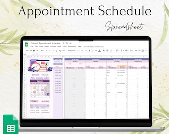 Programación de citas estéticas digitales para empresas y particulares, seguimiento de reuniones en Google Sheets, planificador de reservas para clientes, organizador de empresas