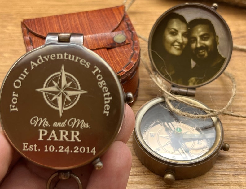 Inspirational Faith Keepsake Inspirational Brass Compass With Bible Verses - Perfect Christian Gift For Graduation, Confirmation & First Communion Brass Inspirational Gift