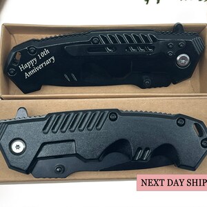 Engraved Pocket Knife Groomsmen Gift Custom Knives Personalized Pocket Knife Best Man Gift Christmas Gifts for Dad Birthday Gifts Boyfriend