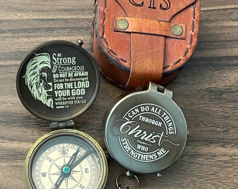 COMPASS, Customized Compass, Personalized Compass, Engraved Compass, Working Compass, Functional Compass, Graduation Gift, Anniversary Gift