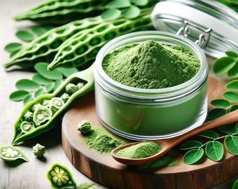 Organic Moringa Leaf Powder | Pure Moringa Oleifera Superfood | Nutrient-Rich Powder for Smoothies, Teas & DIY Herbal Blends